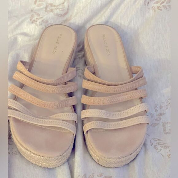 Pelle moda espadrille platform slide,sandal shoes summer - Picture 1 of 8